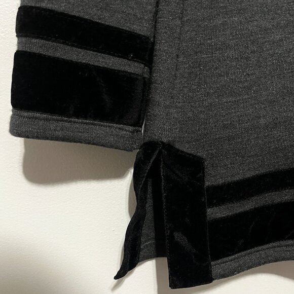 Soft Surroundings Womens Runway Tunic Wool Blend Sweater M Gray Lagenlook Artsy - Picture 4 of 7